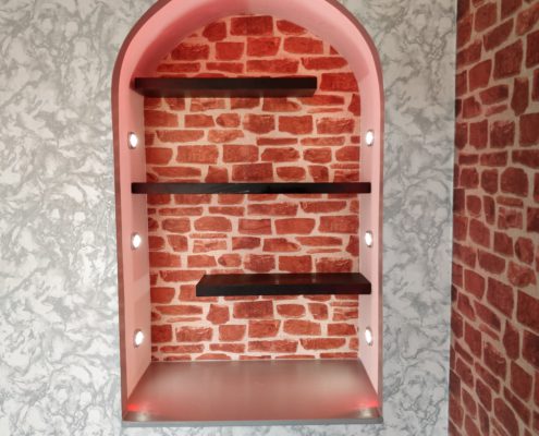 Shelving with Lighting WSM 1